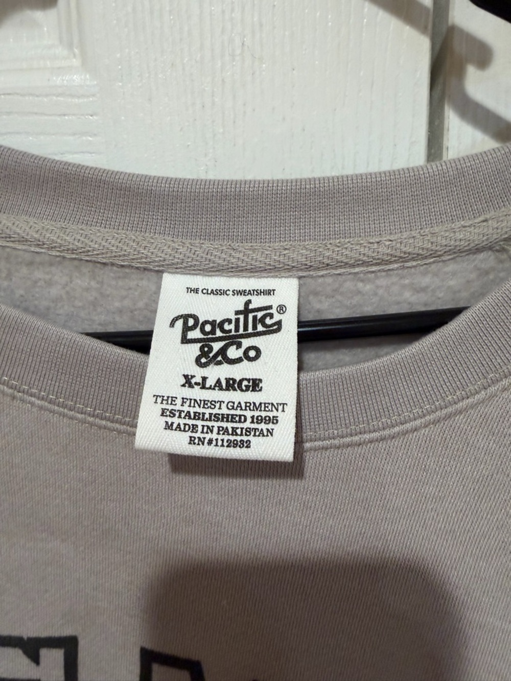 Dog Mom Crewneck Sweatshirt - Taupe by Treasure & Bond - Picture 5 of 6